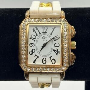 Gold & White Charming Charlie Men’s Watch